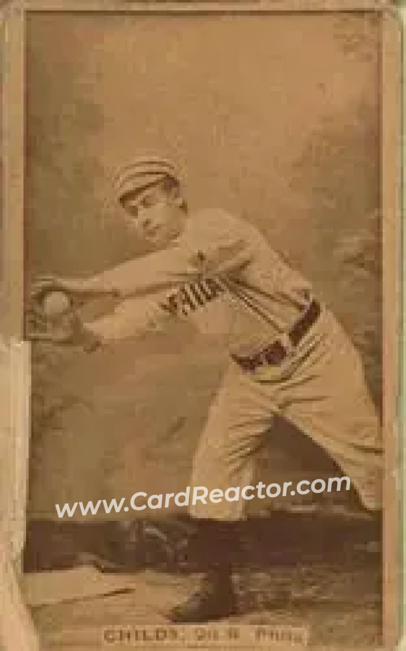 1887-90 Old Judge (N172) #NNO - Cupid Childs - Philadelphia Quakers