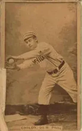 1887-90 Old Judge (N172) #NNO - Cupid Childs - Philadelphia Quakers 1887-90 Old Judge (N172) #NNO - Cupid Childs - Philadelphia Quakers