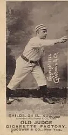 1887-90 Old Judge (N172) #NNO - Cupid Childs - Syracuse Stars 1887-90 Old Judge (N172) #NNO - Cupid Childs - Syracuse Stars
