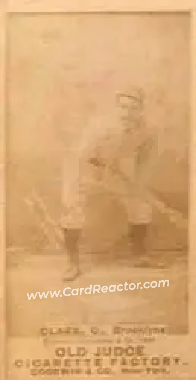 1887-90 Old Judge (N172) #NNO - Bob Clark - Brooklyn Bridegrooms