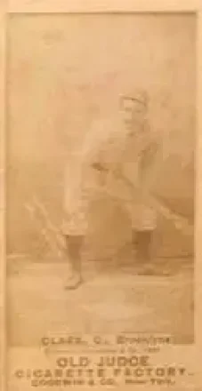 1887-90 Old Judge (N172) #NNO - Bob Clark - Brooklyn Bridegrooms