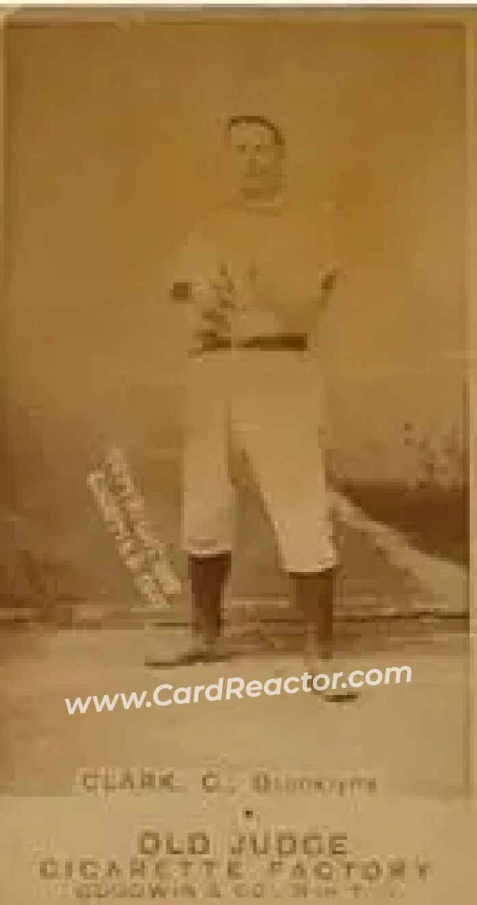 1887-90 Old Judge (N172) #NNO - Bob Clark - Brooklyn Bridegrooms