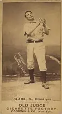 1887-90 Old Judge (N172) #NNO - Bob Clark - Brooklyn Bridegrooms