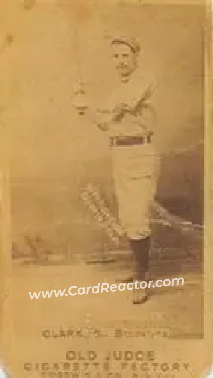 1887-90 Old Judge (N172) #NNO - Bob Clark - Brooklyn Bridegrooms