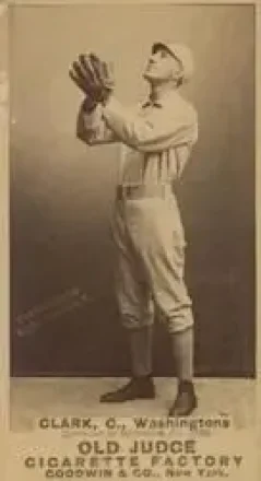 1887-90 Old Judge (N172) #NNO - Spider Clark - Washington Nationals