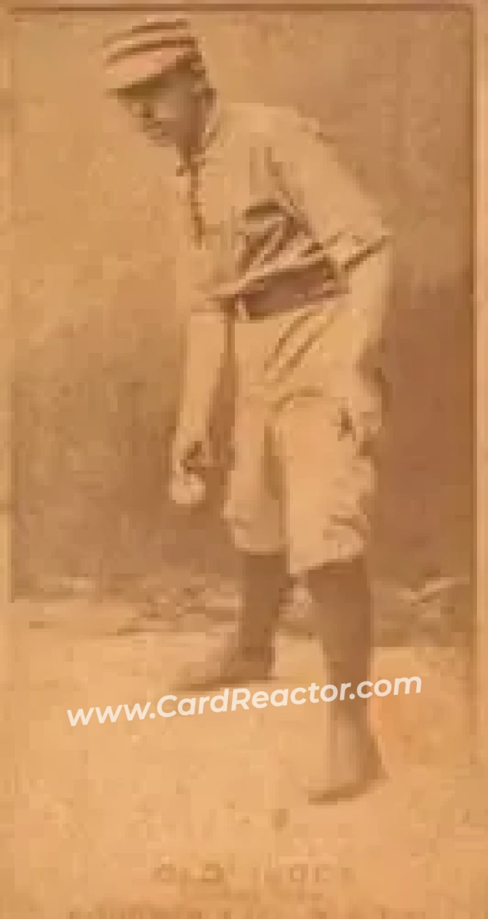 1887-90 Old Judge (N172) #NNO - Dad Clarke - Omaha Omahogs