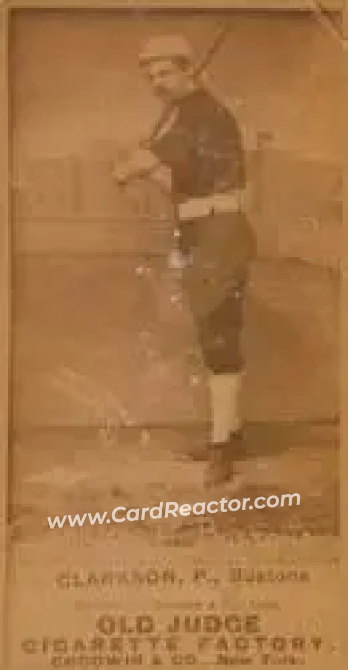 1887-90 Old Judge (N172) #NNO - John Clarkson - Boston Beaneaters - Front