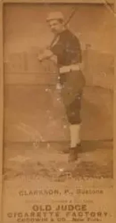 1887-90 Old Judge (N172) #NNO - John Clarkson - Boston Beaneaters