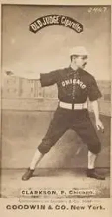 1887-90 Old Judge (N172) #NNO - John Clarkson - Chicago White Stockings