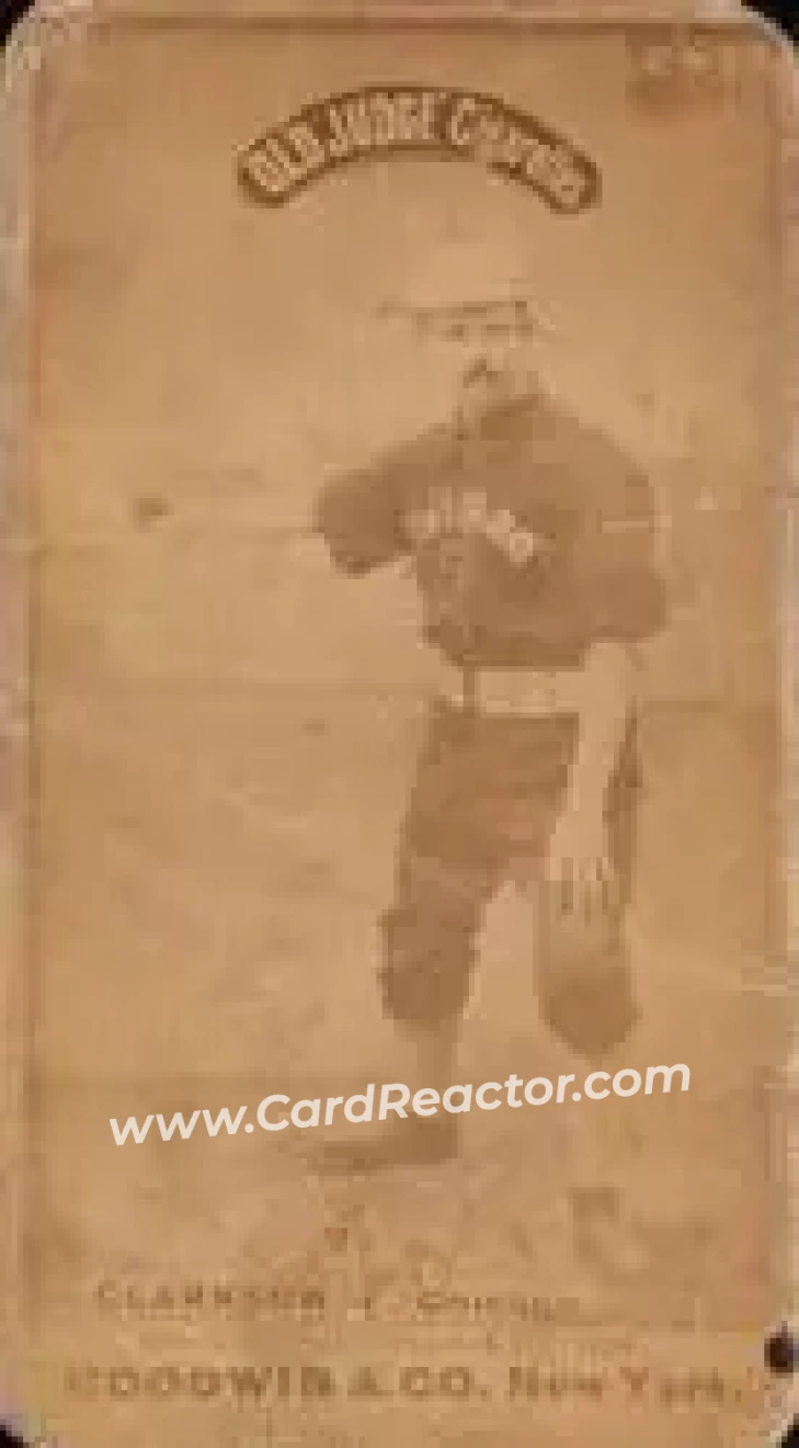 1887-90 Old Judge (N172) #NNO - John Clarkson - Chicago White Stockings - Front