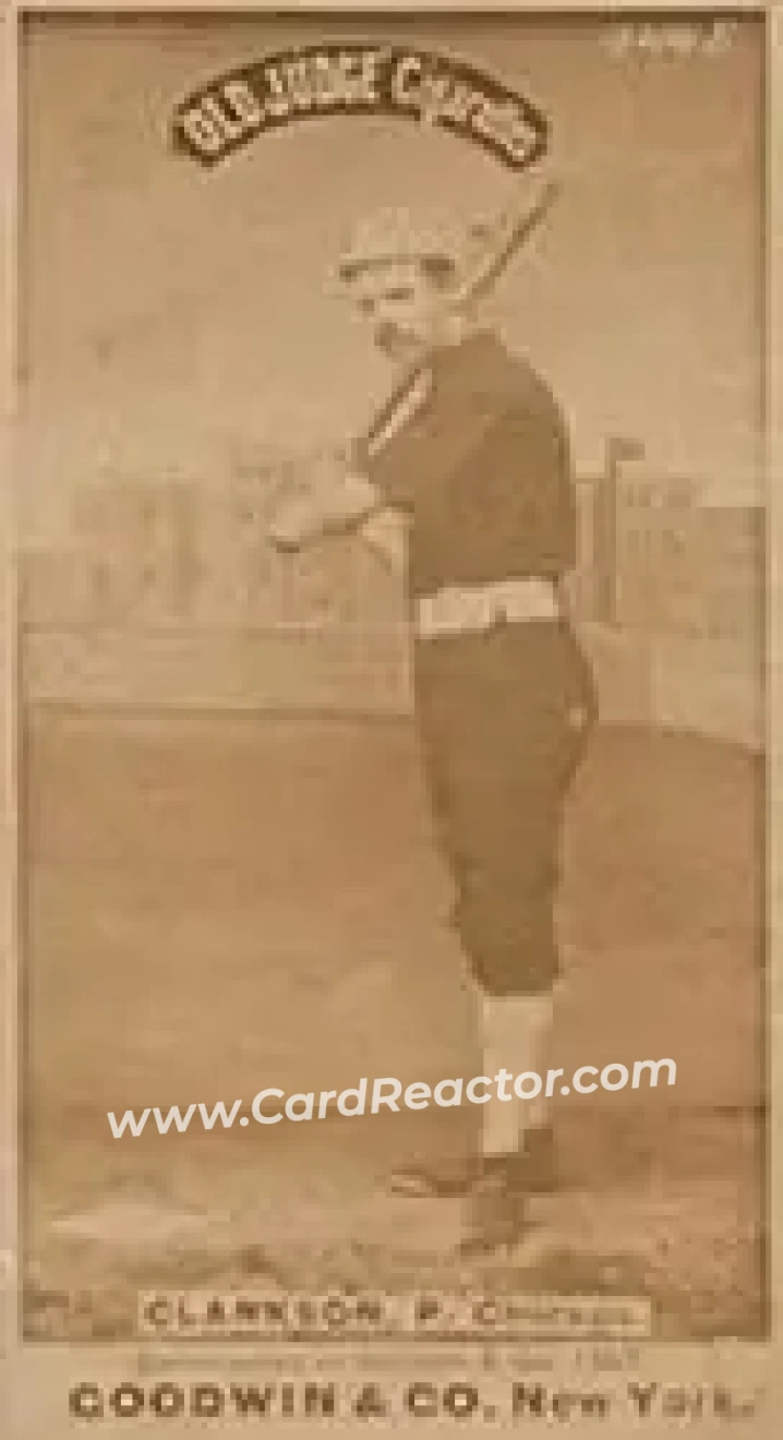 1887-90 Old Judge (N172) #NNO - John Clarkson - Chicago White Stockings - Front
