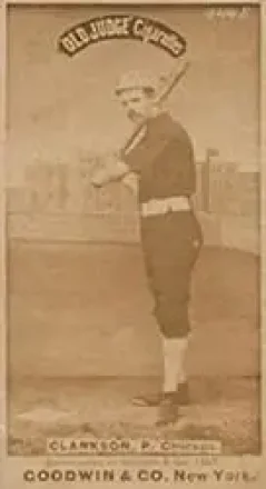 1887-90 Old Judge (N172) #NNO - John Clarkson - Chicago White Stockings