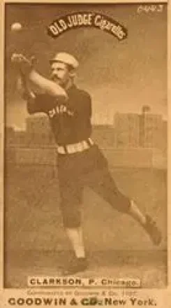 1887-90 Old Judge (N172) #NNO - John Clarkson - Chicago White Stockings