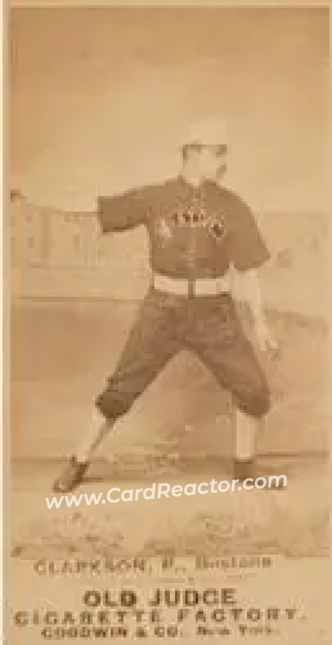 1887-90 Old Judge (N172) #NNO - John Clarkson - Boston Beaneaters - Front