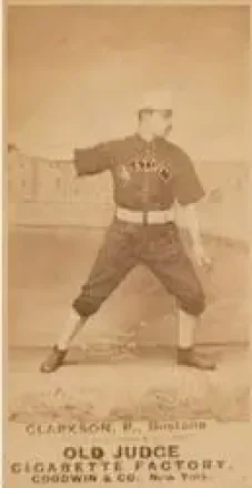 1887-90 Old Judge (N172) #NNO - John Clarkson - Boston Beaneaters