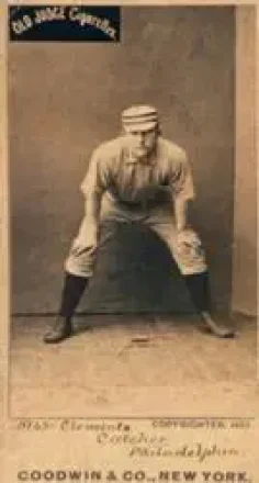 1887-90 Old Judge (N172) #NNO - Jack Clements - Philadelphia Quakers