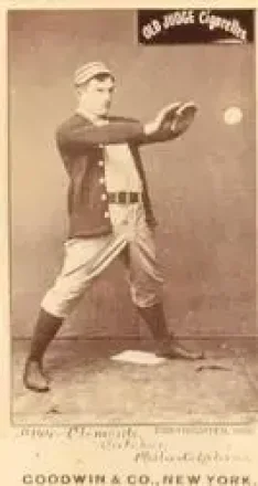 1887-90 Old Judge (N172) #NNO - Jack Clements - Philadelphia Quakers