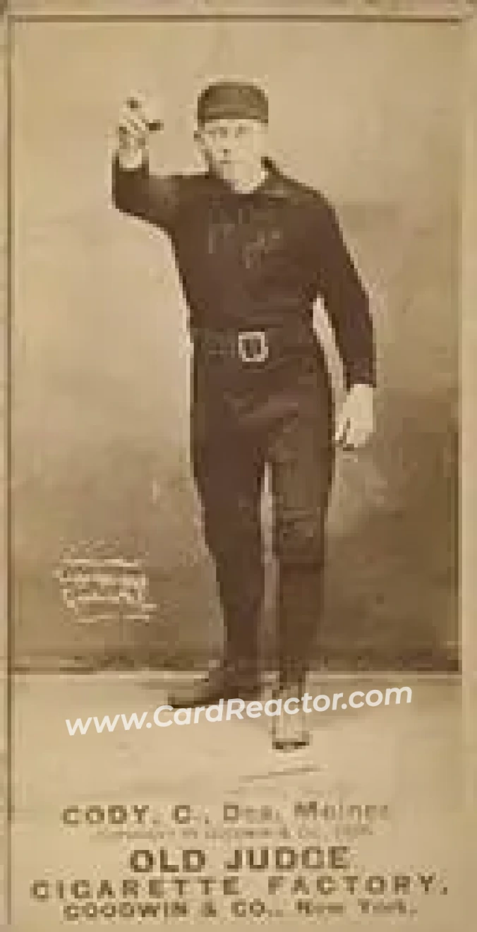 1887-90 Old Judge (N172) #NNO - Mike Cody - Des Moines Prohibitionists - Front