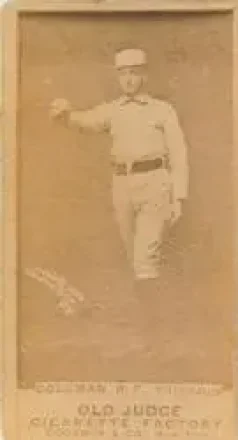 1887-90 Old Judge (N172) #NNO - John Coleman - Pittsburgh Alleghenys