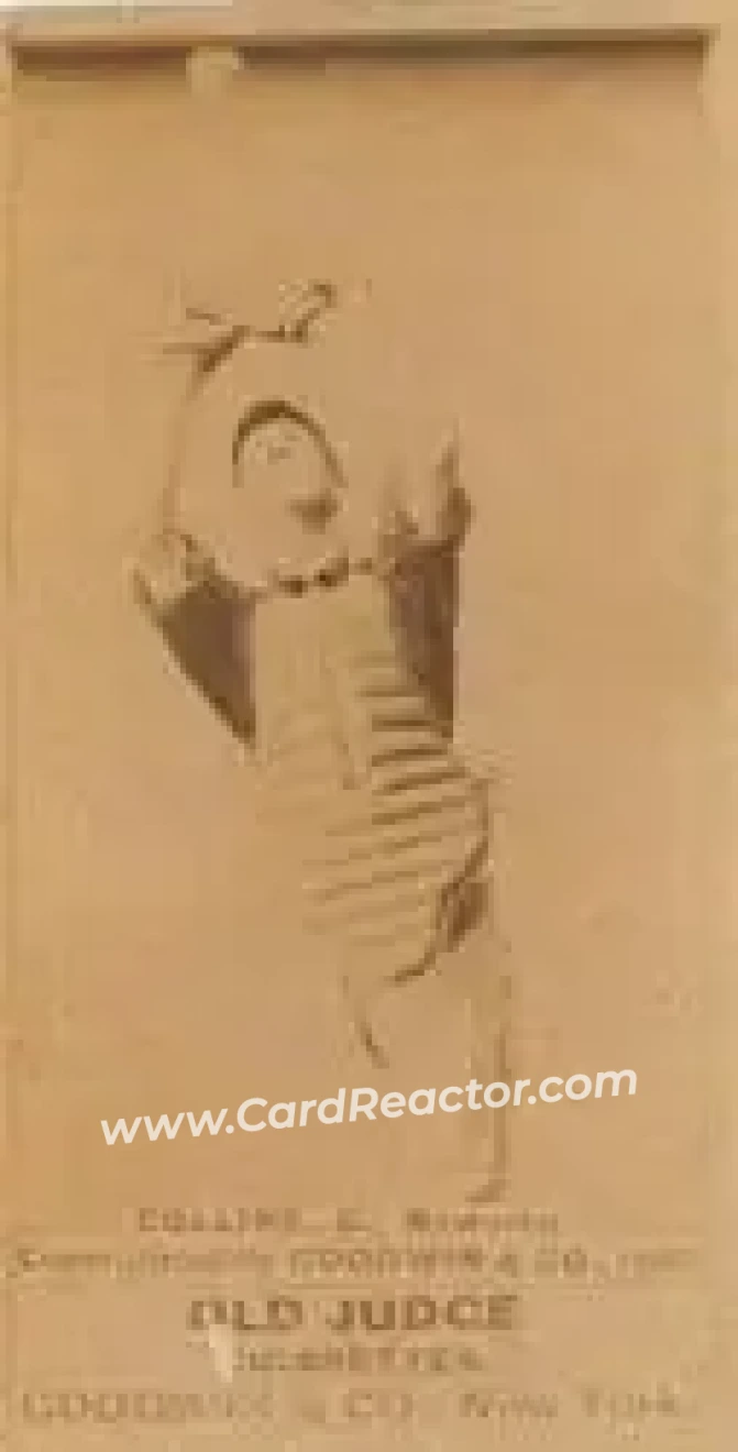 1887-90 Old Judge (N172) #NNO - Bill Collins - Newark Little Giants - Front