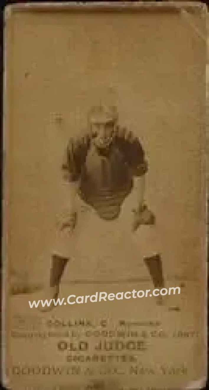 1887-90 Old Judge (N172) #NNO - Bill Collins - Newark Little Giants - Front