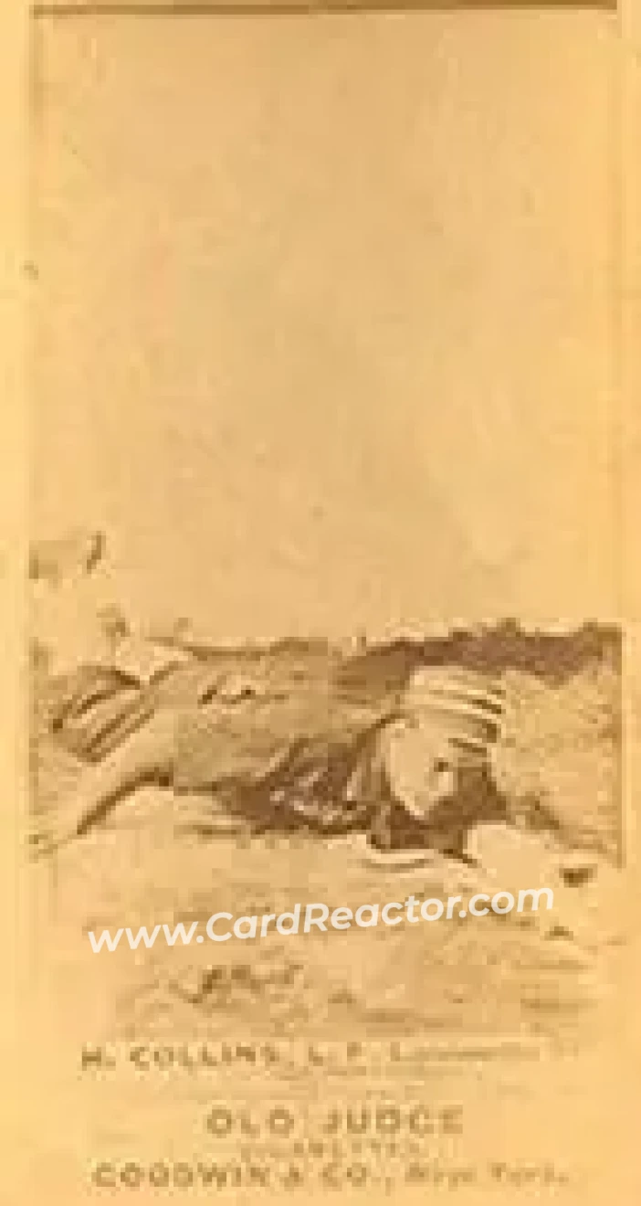 1887-90 Old Judge (N172) #NNO - Hub Collins - Louisville Colonels