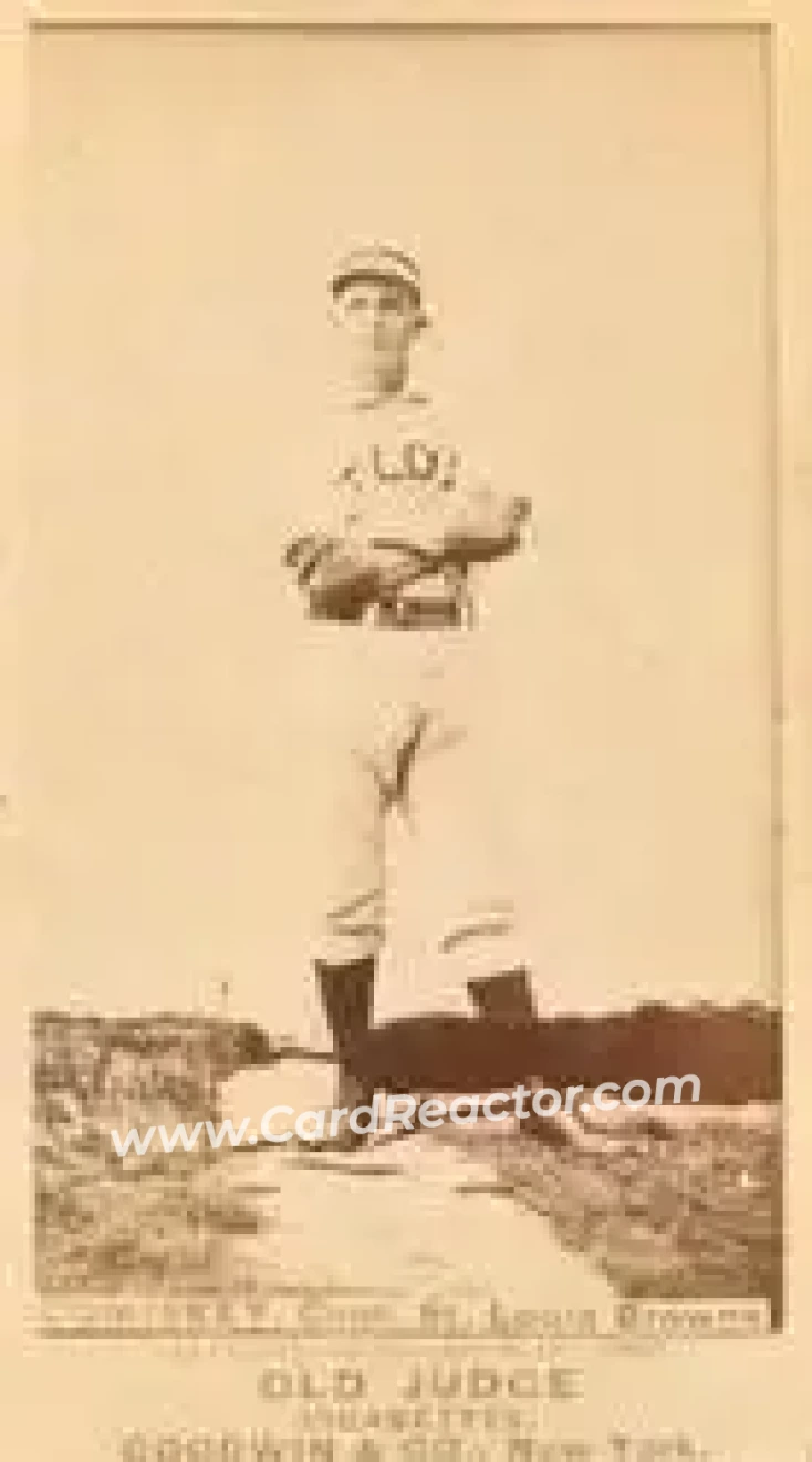 1887-90 Old Judge (N172) #NNO - Charles Comiskey - St. Louis Browns - Front