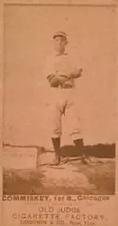 1887-90 Old Judge (N172) #NNO - Charles Comiskey - Chicago Pirates
