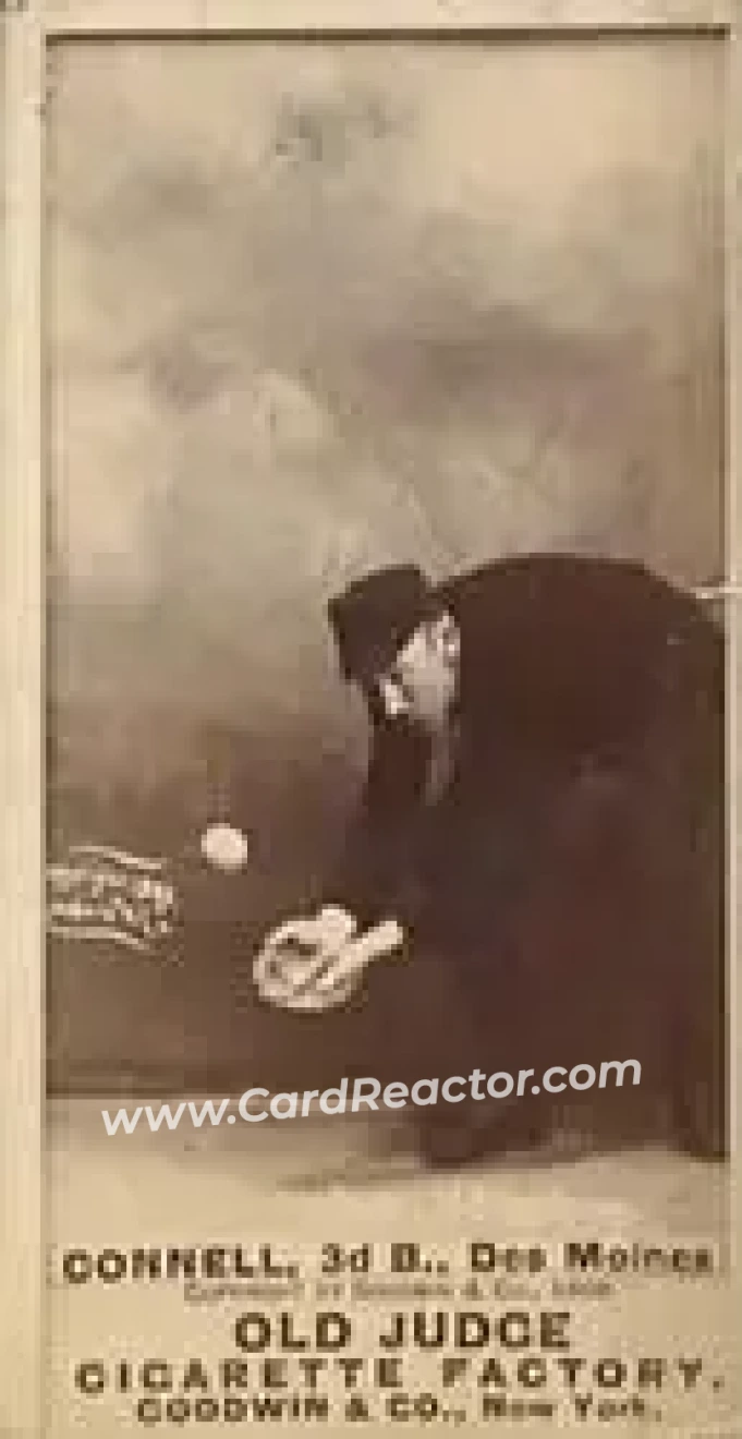 1887-90 Old Judge (N172) #NNO - Pete Connell - Des Moines Prohibitionists - Front