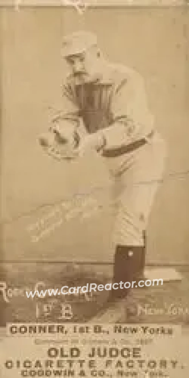 1887-90 Old Judge (N172) #NNO - Roger Connor - New York Giants - Front