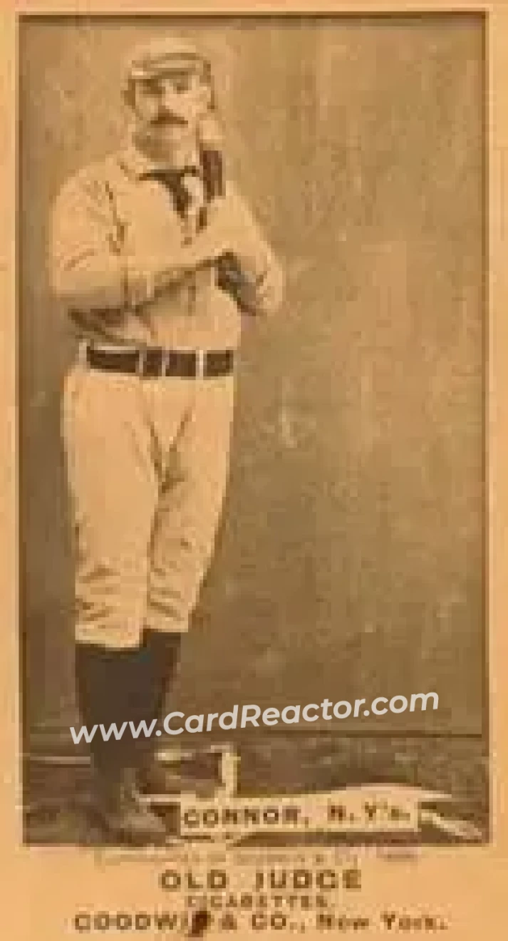 1887-90 Old Judge (N172) #NNO - Roger Connor - New York Giants - Front