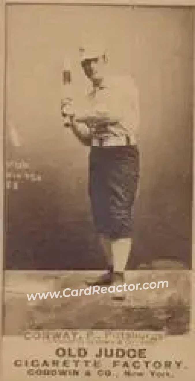 1887-90 Old Judge (N172) #NNO - Pete Conway - Pittsburgh Alleghenys
