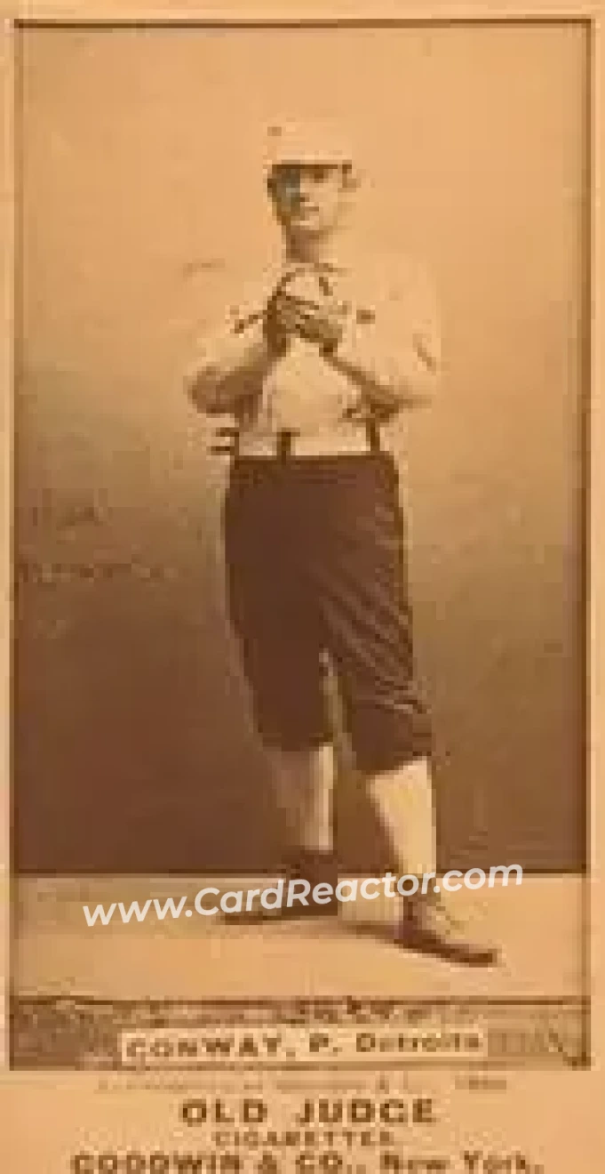 1887-90 Old Judge (N172) #NNO - Pete Conway - Detroit Wolverines