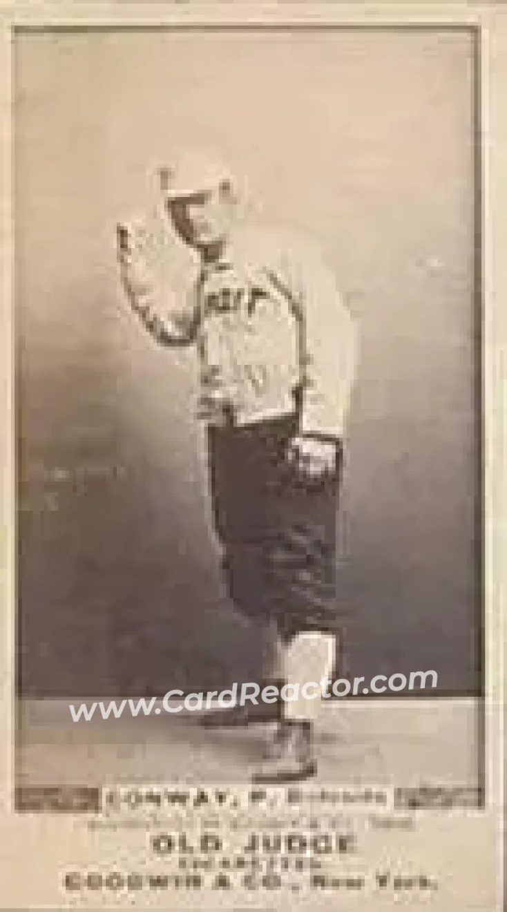 1887-90 Old Judge (N172) #NNO - Pete Conway - Detroit Wolverines
