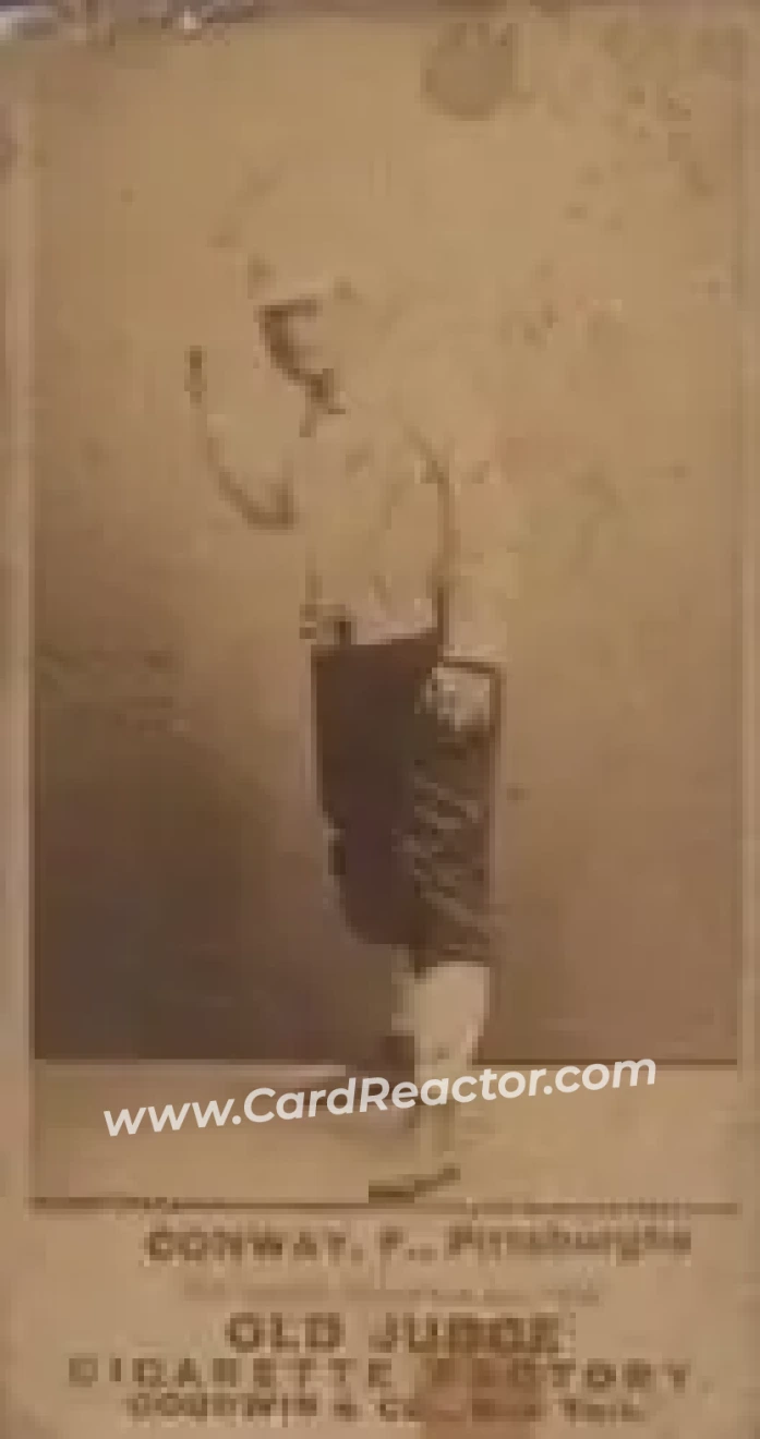 1887-90 Old Judge (N172) #NNO - Pete Conway - Pittsburgh Alleghenys