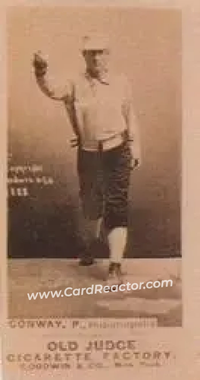 1887-90 Old Judge (N172) #NNO - Pete Conway - Indianapolis Hoosiers
