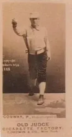 1887-90 Old Judge (N172) #NNO - Pete Conway - Indianapolis Hoosiers