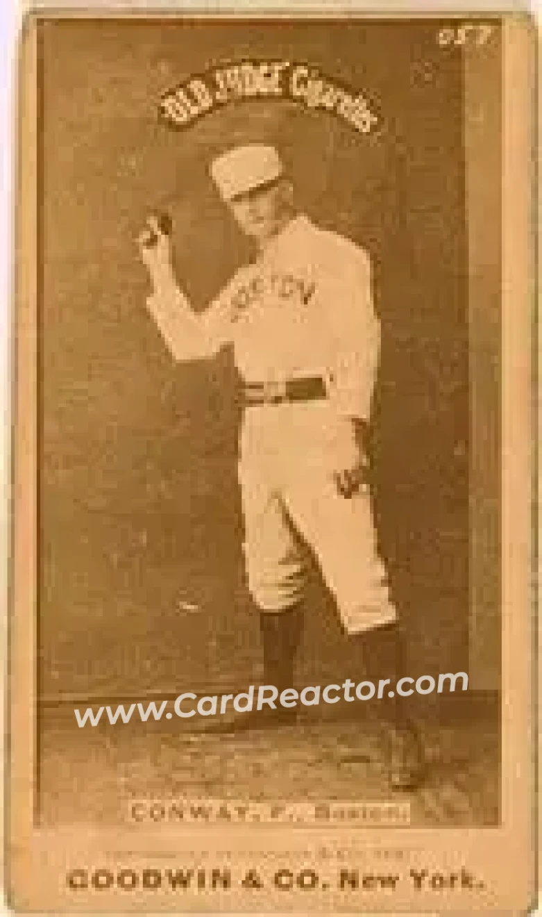 1887-90 Old Judge (N172) #NNO - Dick Conway - Boston Beaneaters - Front