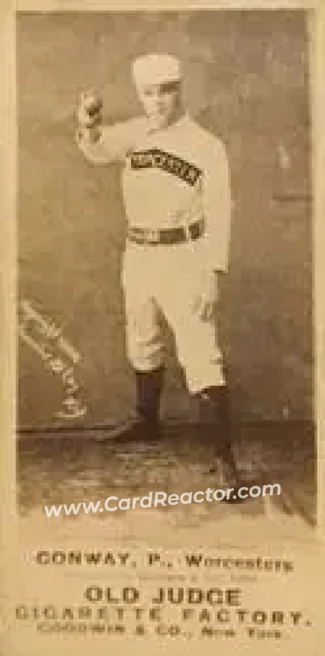 1887-90 Old Judge (N172) #NNO - Dick Conway - Worcester Grays - Front