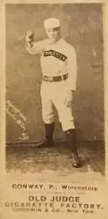 1887-90 Old Judge (N172) #NNO - Dick Conway - Worcester Grays