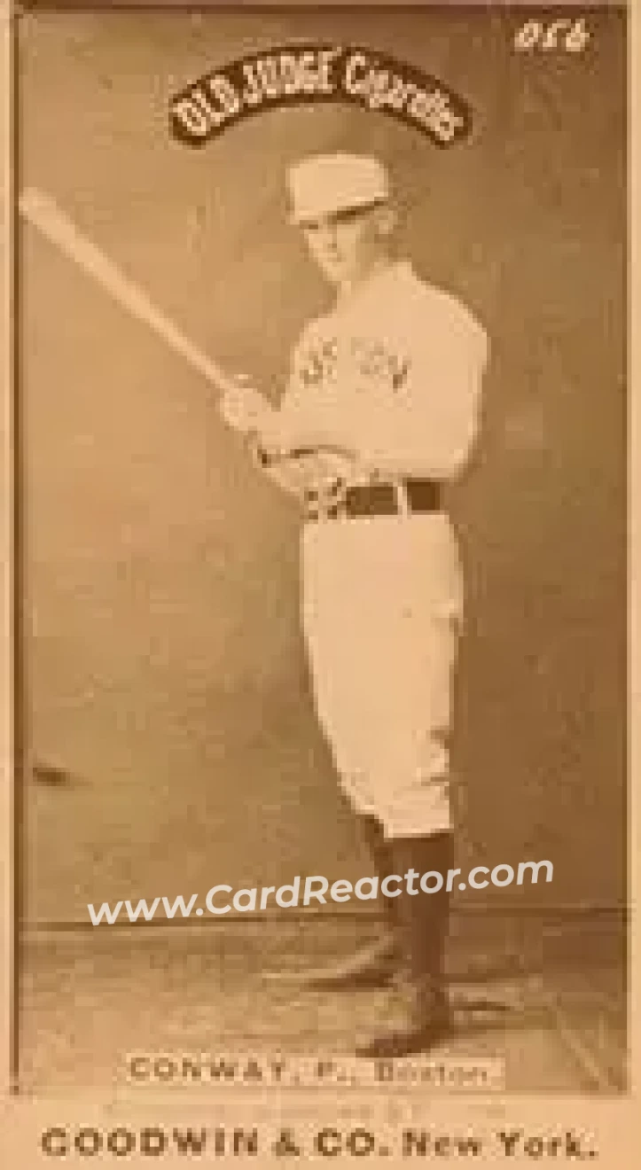 1887-90 Old Judge (N172) #NNO - Dick Conway - Boston Beaneaters - Front