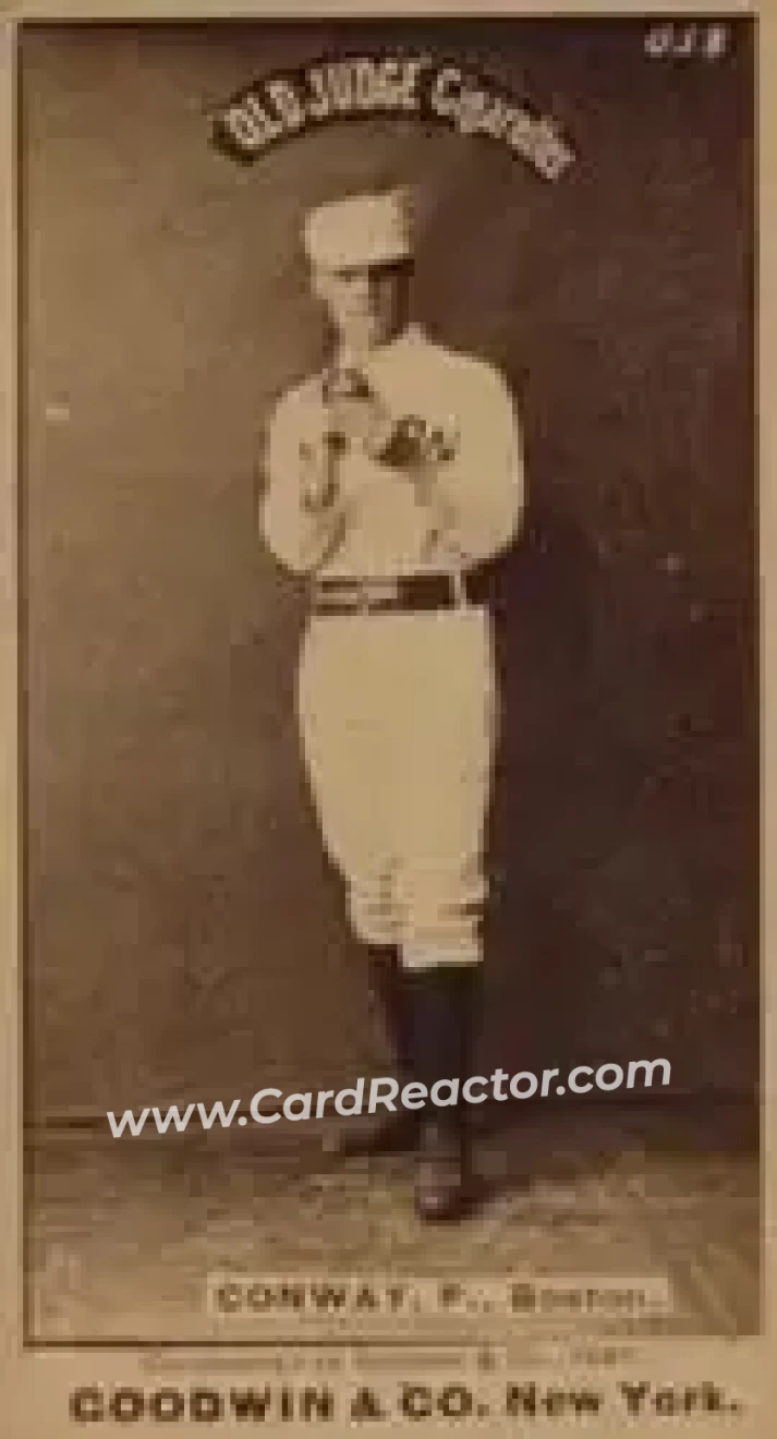 1887-90 Old Judge (N172) #NNO - Dick Conway - Boston Beaneaters - Front