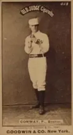 1887-90 Old Judge (N172) #NNO - Dick Conway - Boston Beaneaters
