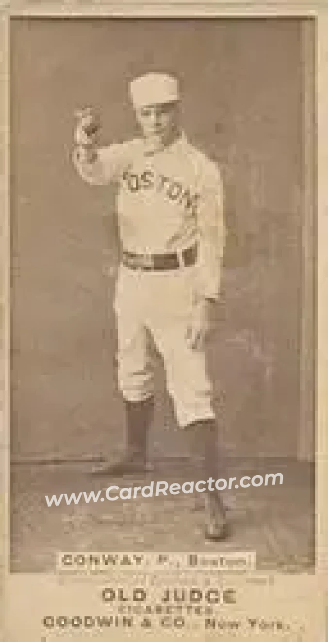 1887-90 Old Judge (N172) #NNO - Dick Conway - Boston Beaneaters - Front