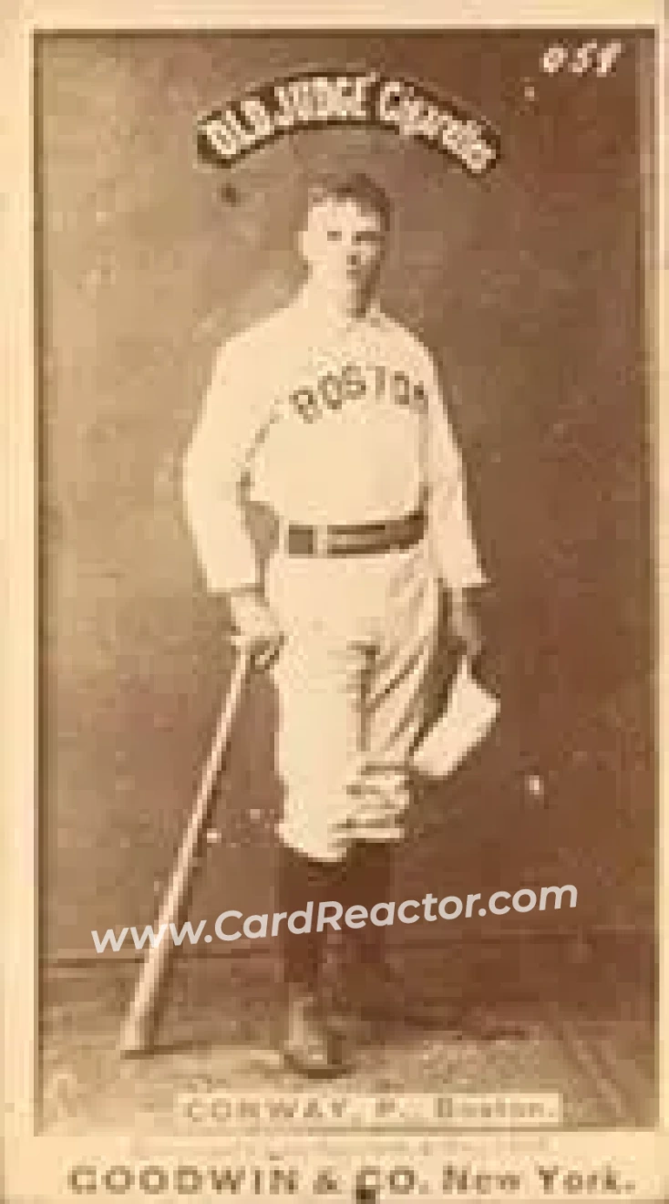 1887-90 Old Judge (N172) #NNO - Dick Conway - Boston Beaneaters - Front