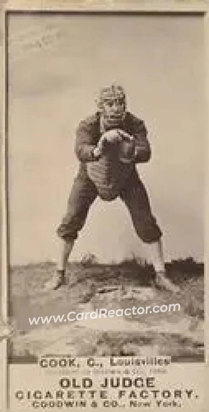 1887-90 Old Judge (N172) #NNO - Paul Cook - Louisville Colonels