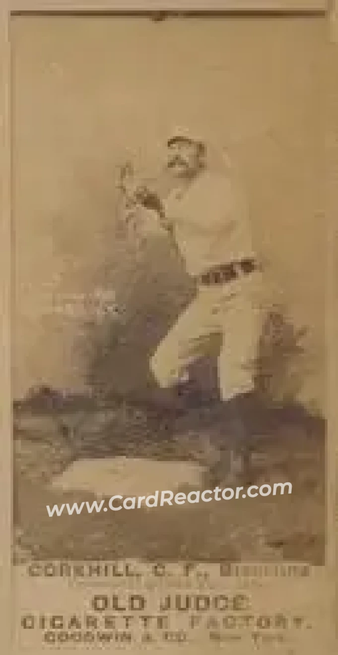 1887-90 Old Judge (N172) #NNO - John Corkhill - Brooklyn Bridegrooms