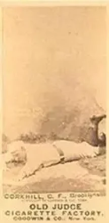 1887-90 Old Judge (N172) #NNO - John Corkhill - Brooklyn Bridegrooms