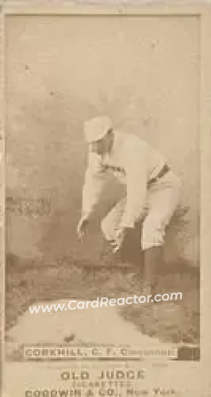 1887-90 Old Judge (N172) #NNO - John Corkhill - Cincinnati Red Stockings