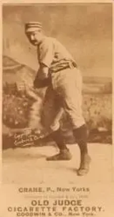 1887-90 Old Judge (N172) #NNO - Ed Crane - New York Giants